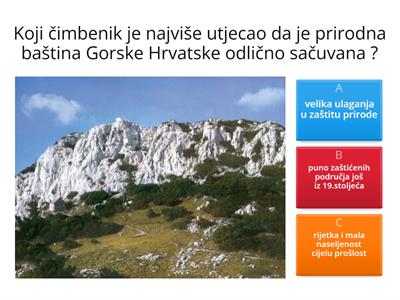 Prirodna i kulturna baština Gorske Hrvatske