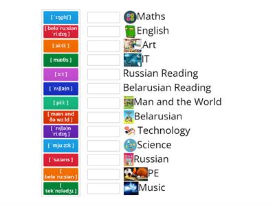  School subjects, 4 form