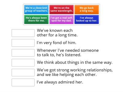 relationships vocab. lesson 1 