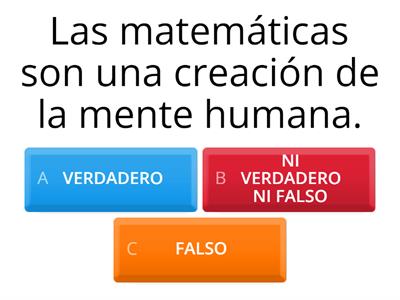 CREENCIAS SOBRE LAS MATEMATICAS 