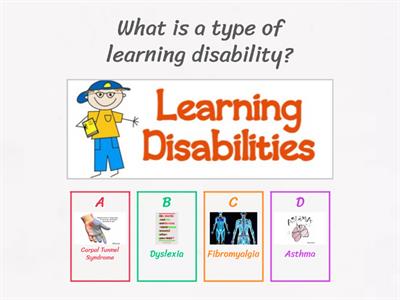 Learning disabilities.