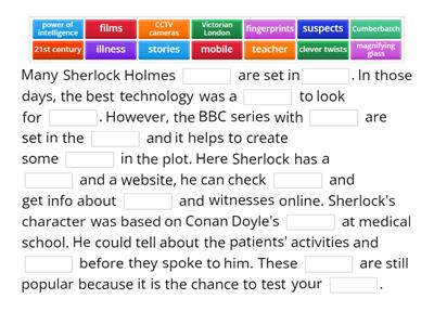 Sherlock Holmes Text