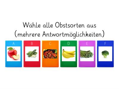 Obst und Gemüse 