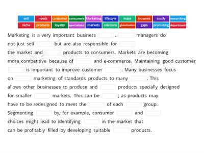 G 9 Marketing, competition and the costumer
