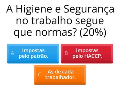 Higiene e Segurança no trabalho