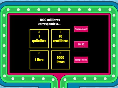 4ª A- TAREFA DE MATEMÁTICA- Problemas envolvendo medidas de capacidade.