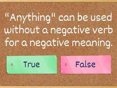 B1. Indefinite Pronouns : Some- , Any- , No-  +  (-where, -body, -thing, -one) 