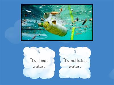 Clean or polluted water?