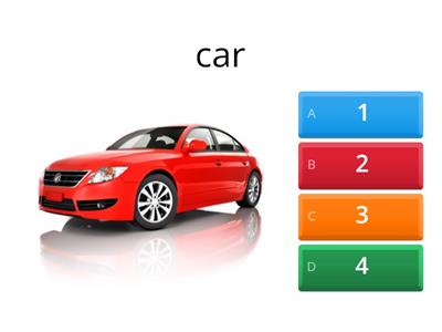 Vehicles Syllable Counting 