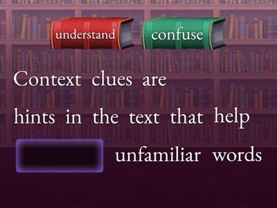 Missing Word Game: Context Clues Challenge