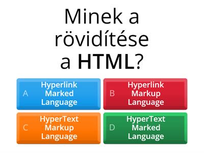 HTML alapok I.