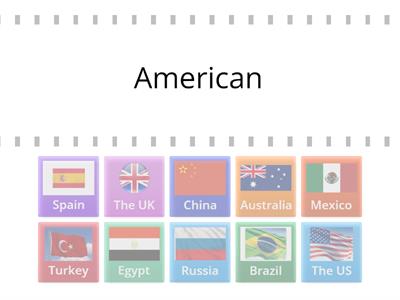 Gateway A1+ Nationalities