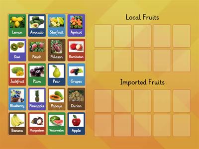 PT Local and imported fruits