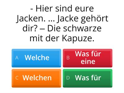 Netzwerke Neu A2.2  Welch-? Was für ein-?