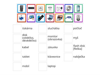 Technika – slovní zásoba