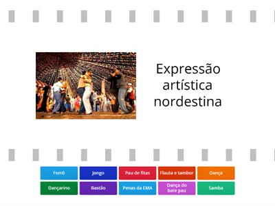  Danças indígenas/afro-brasileiras.