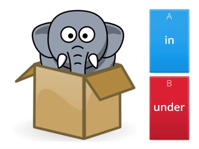 Prepositions of Place - in, on, under, behind, in front of, next to