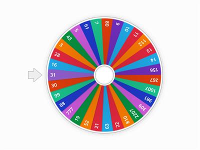 Number generator wheel 1 100 - Teaching resources