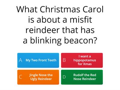 Christmas Carol Family Feud