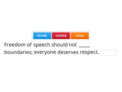 Free Speech. Sentences 