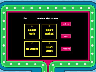 Simple past tense