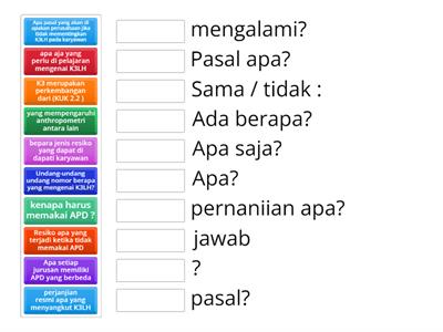 soal K3LH DAN APD