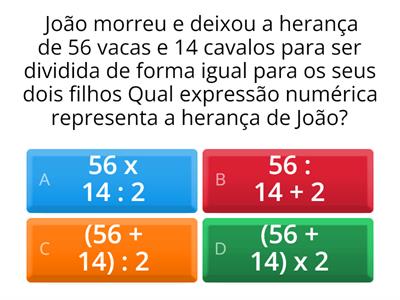 Expressões Numéricas