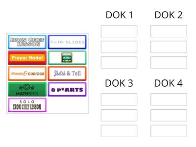 DOK Eduprotocols Sort