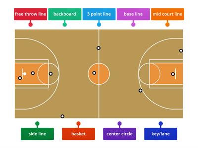  Basketball Court marking