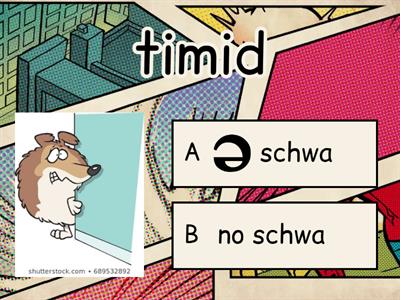 Schwa with comics