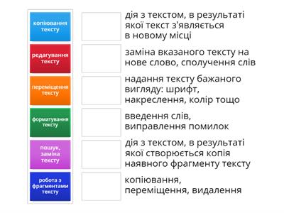 Текстовий процесор 8 клас