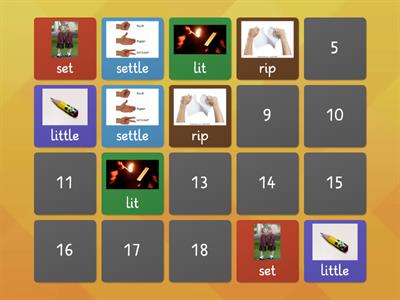 Unit 6, Week 3 Spelling Words with Double Consonants Matching Pairs