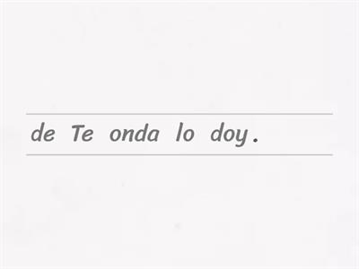 Frases del Río de la Plata "ONDA"- Español del sur 