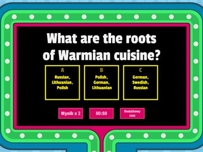 Regional dishes of Warmia and Mazury