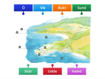 Geografi - Sverige - Sveriges natur - Kustens olika delar