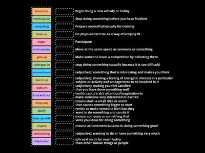 Sports Phrasal Verbs and Trying New Things