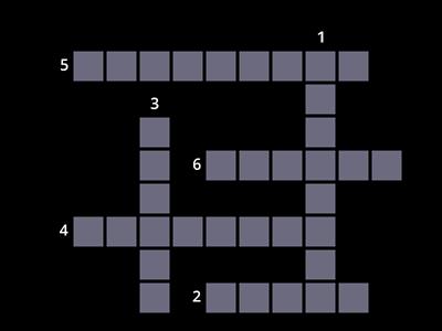 Own it! 3 Unit 2 Music and theatre Crossword