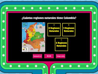 LAS REGIONES NATURALES DE COLOMBIA