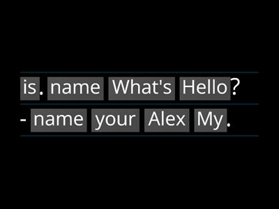 What's your name