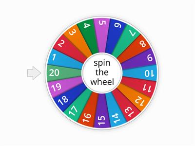 numbers wheel