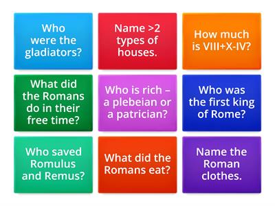 Roman Empire quiz (easy)