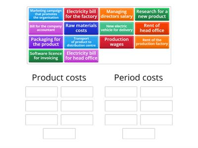 Product Or Period costs