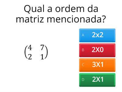 Trabalho sobre Matrizes.