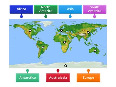 Continents of the World