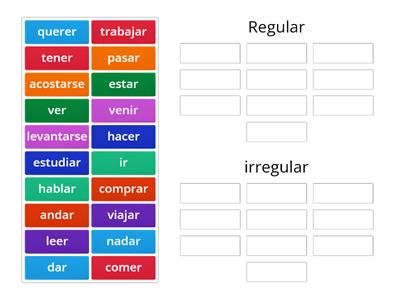 preterito indefinido reg-irr