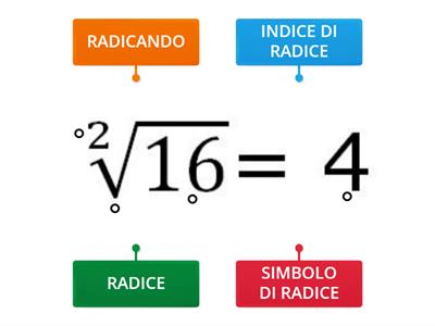 MATEMATICA-LA RADICE: COMPLETA LE PARTI