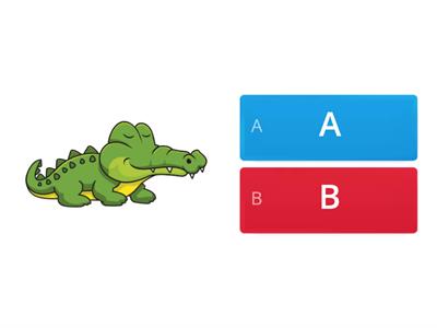 Letters A vs B
