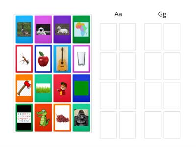 A & G initial sound sort