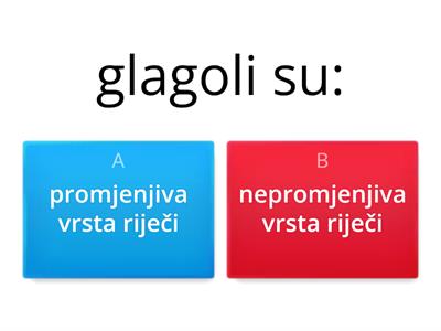 Hrvatski jezik-GLAGOLI 5 razred 