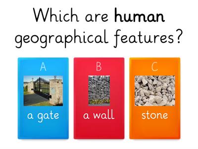 Physical and Human Geographical Features